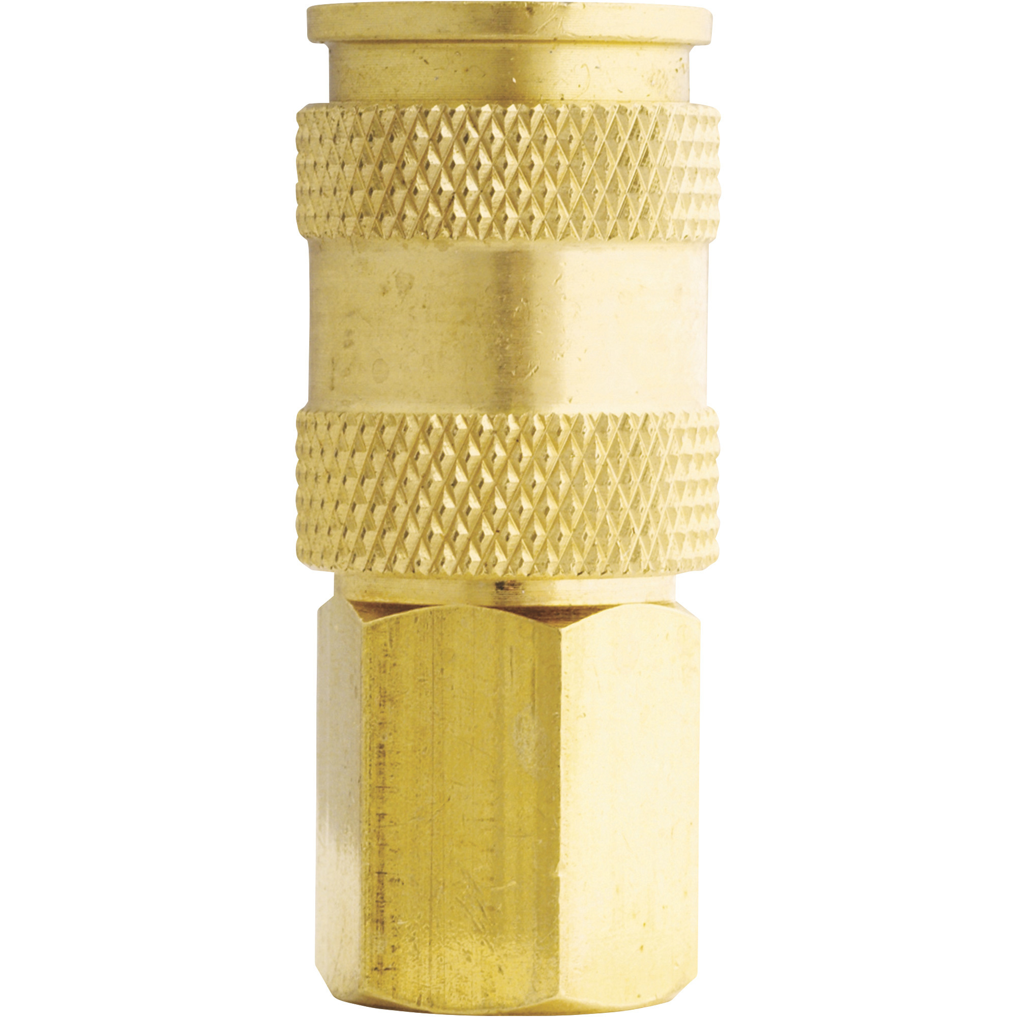 Milton V-Style Hi-Flo Coupler Body, Brass 3/8in. FNPT, Model# S766